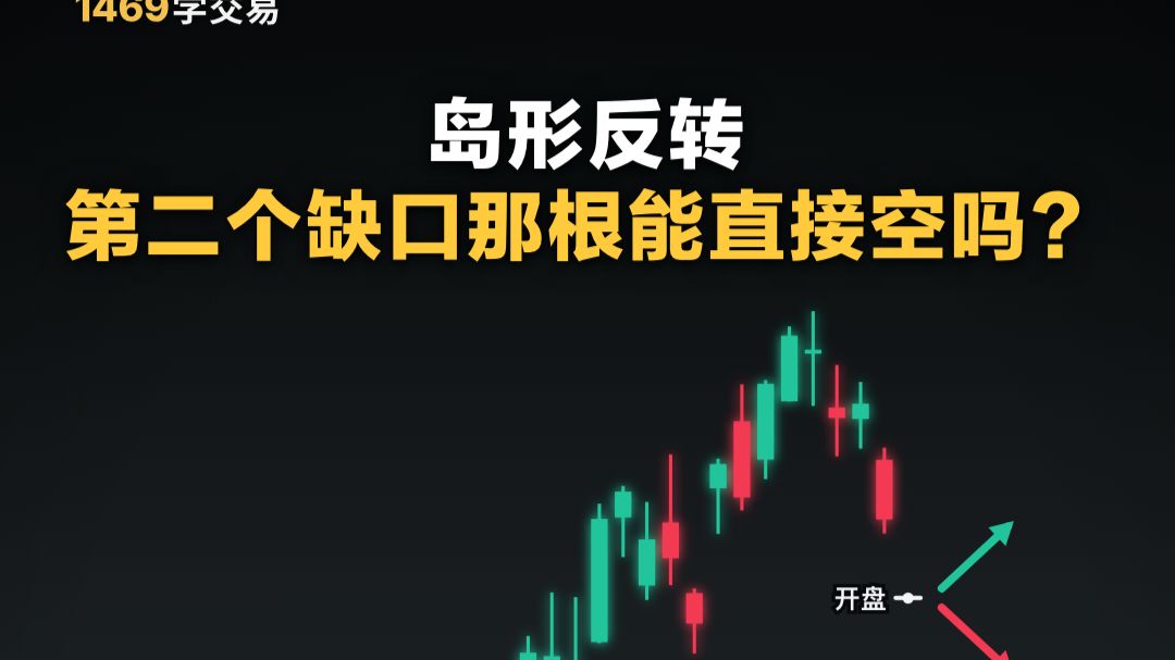 岛形反转，第二个缺口那根能直接空吗？
