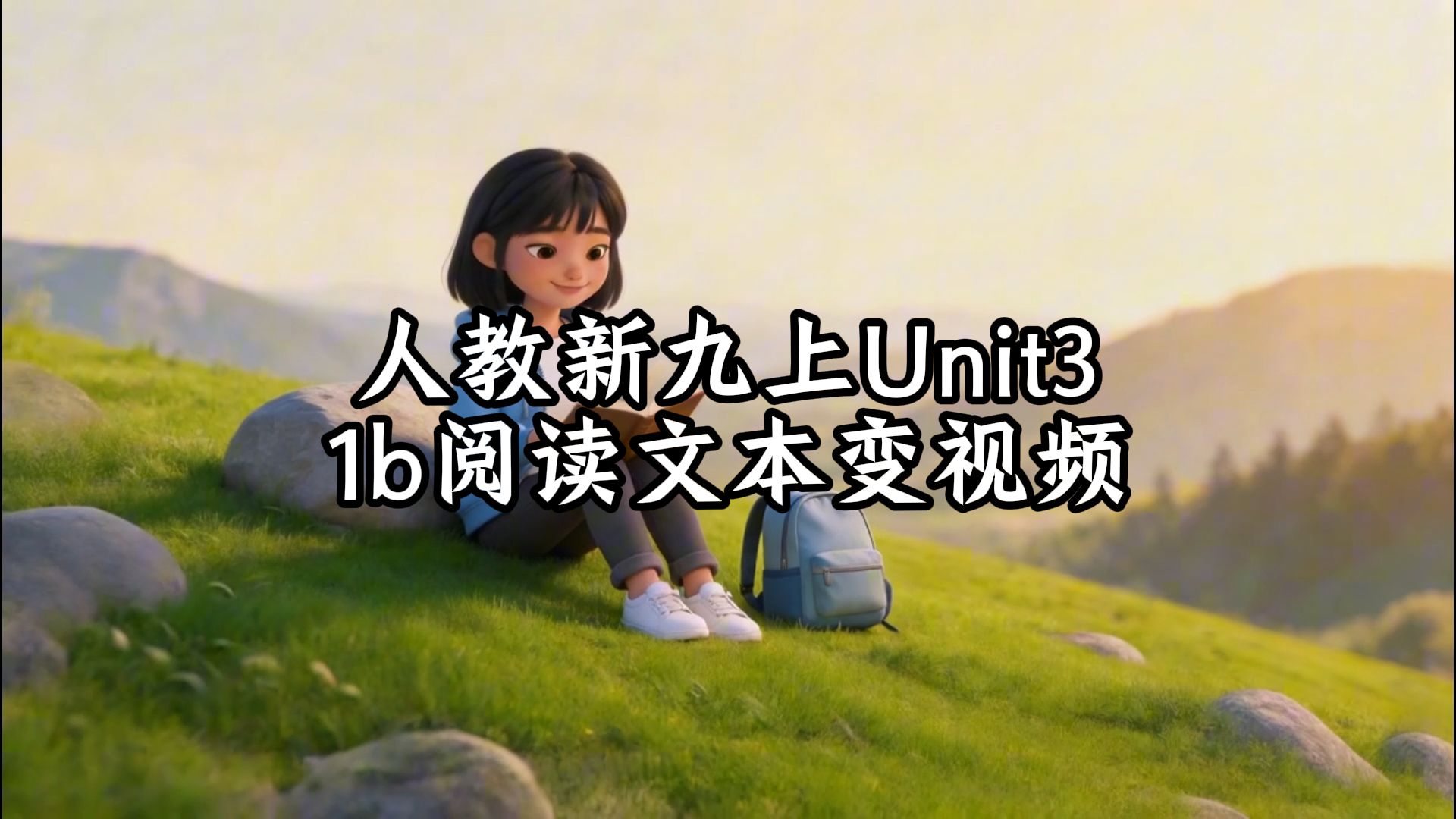 人教新九上Unit3 1b 阅读文本变视频