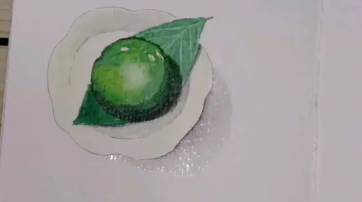 【手绘美食】十分钟画一只青团