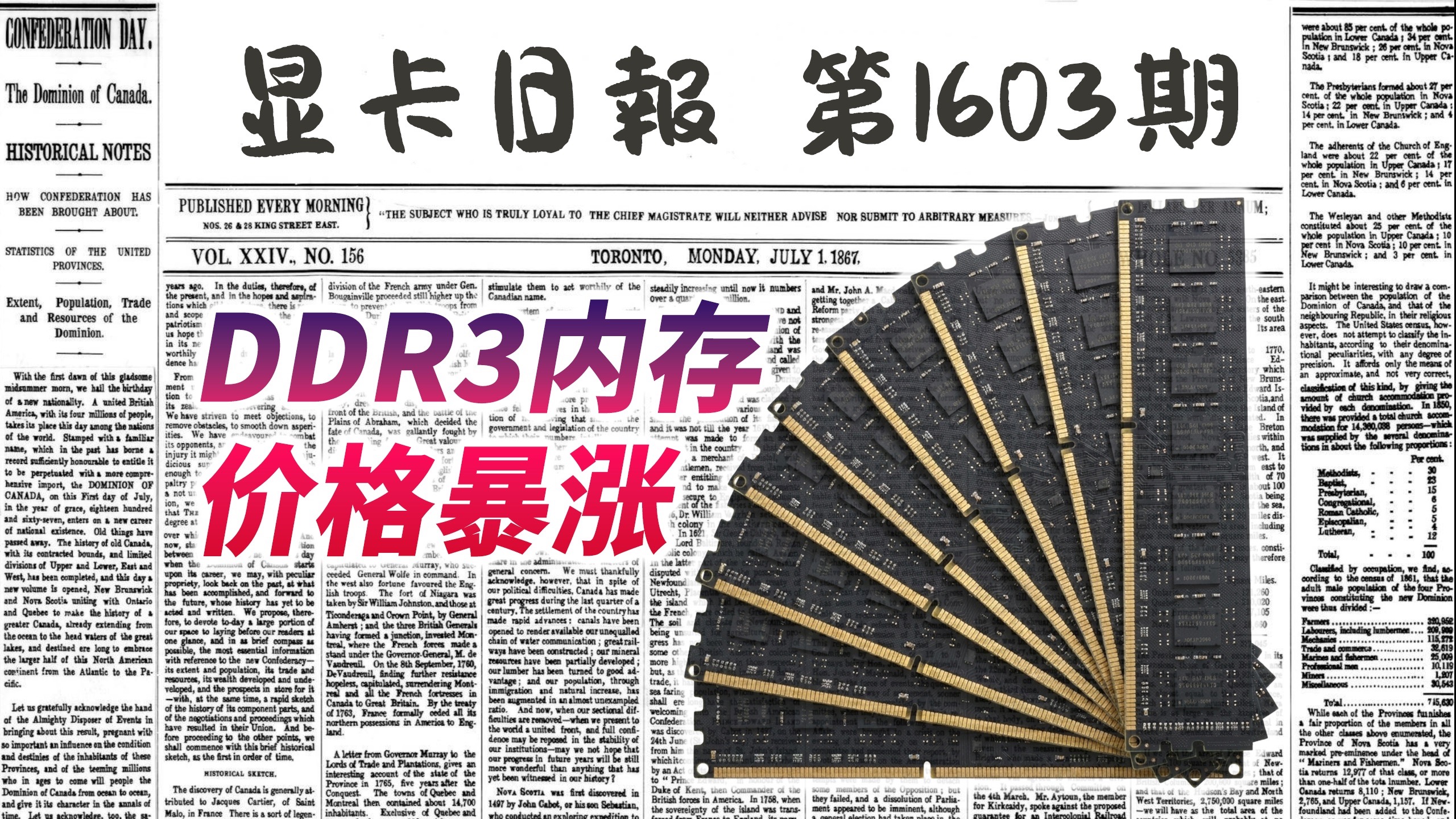 DDR3内存暴涨：AI也要用DDR3吗？显卡日报2月15日