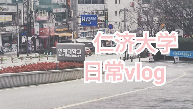 BiBi 韩国日常vlog | 韩国仁济大学 附近随便转转吃吃买买
