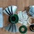 3d打印制作航空发动机风扇组件的所有零件。