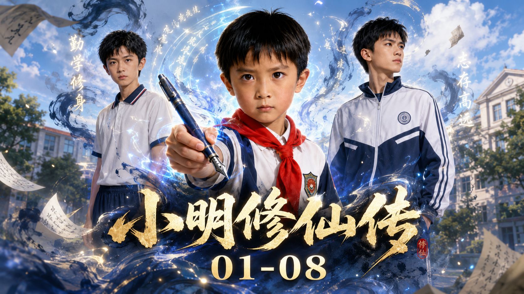 高中尊者？本科圣人？小明修仙传25分钟优化纯享版【AI全民制作人】