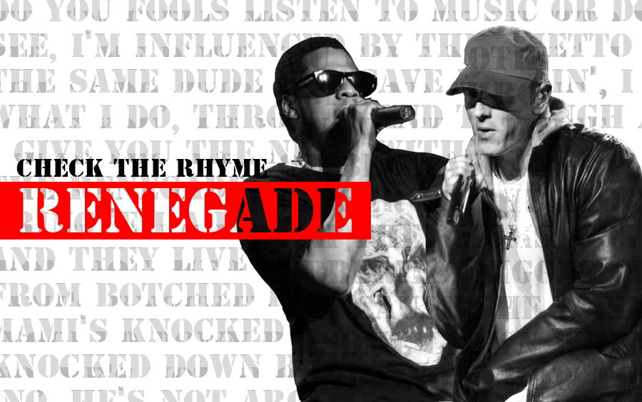 [韵脚解析]Eminem与Jay-Z强强联手 Renegade 完整版解析 | Check the Rhyme/Rhyme Scheme
