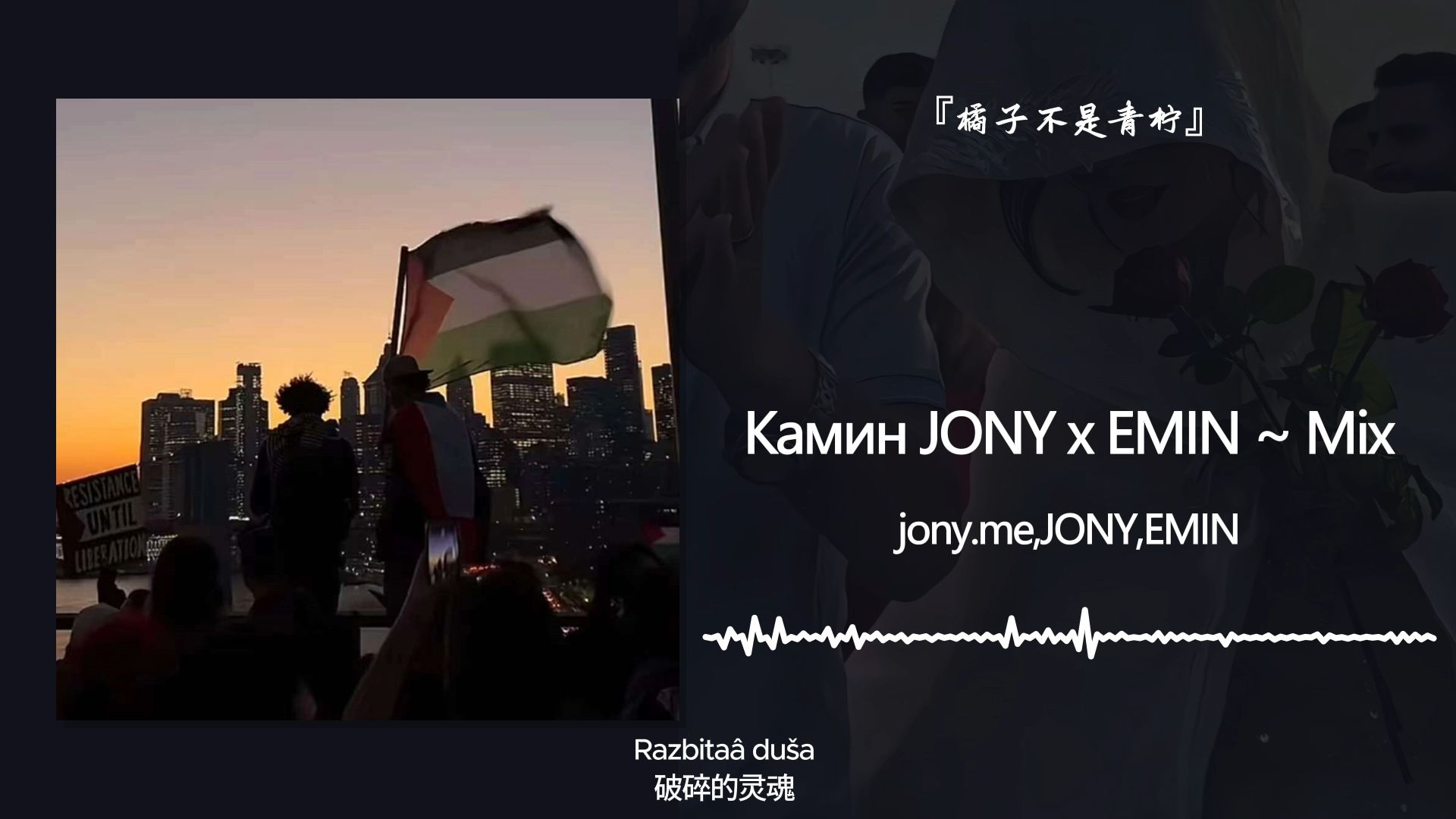 1hour循环 “子弹还要飞多久，才能变成和平的白鸽” 《Камин Jony X Emin ~ Mix》 花柳轻娅姹 躁 哔哩哔哩视频