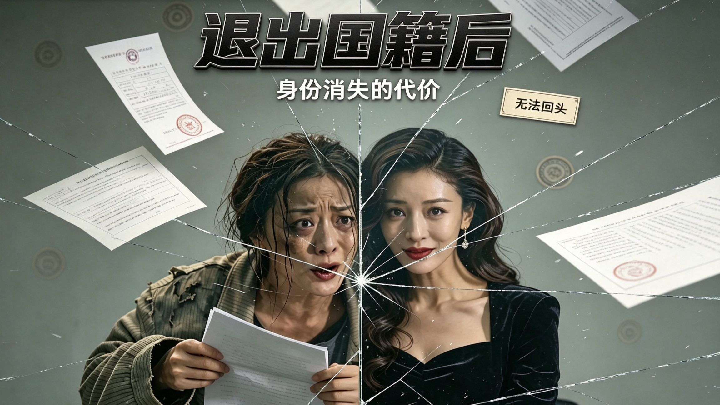 当退出中国国籍后...她后悔了！