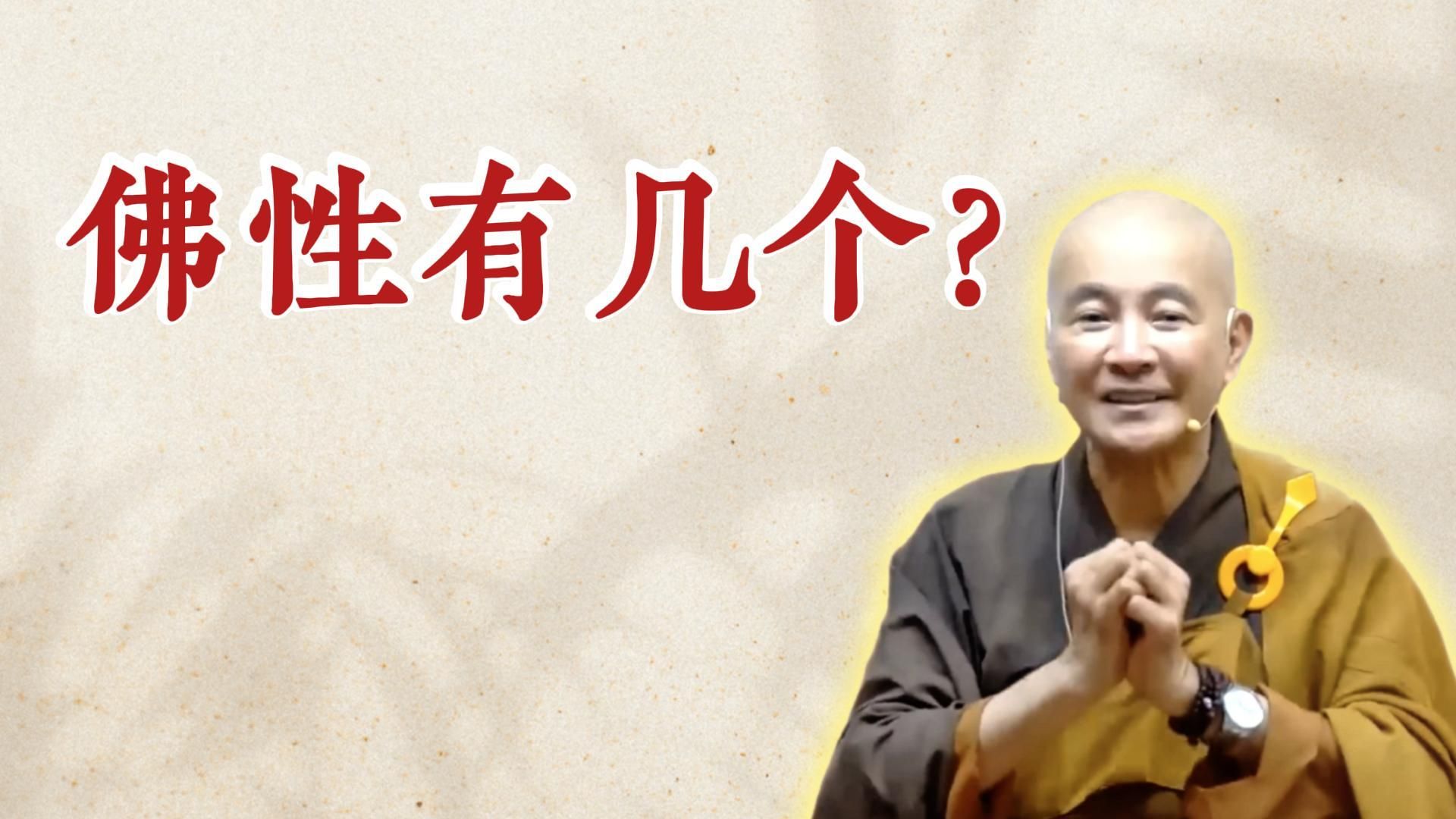 体佛法师开示：佛性有几个？（《为贯阿说心经》（上））