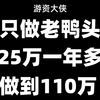 只做老鸭头，23万一年多做到110万！今天教你一眼识别主升浪