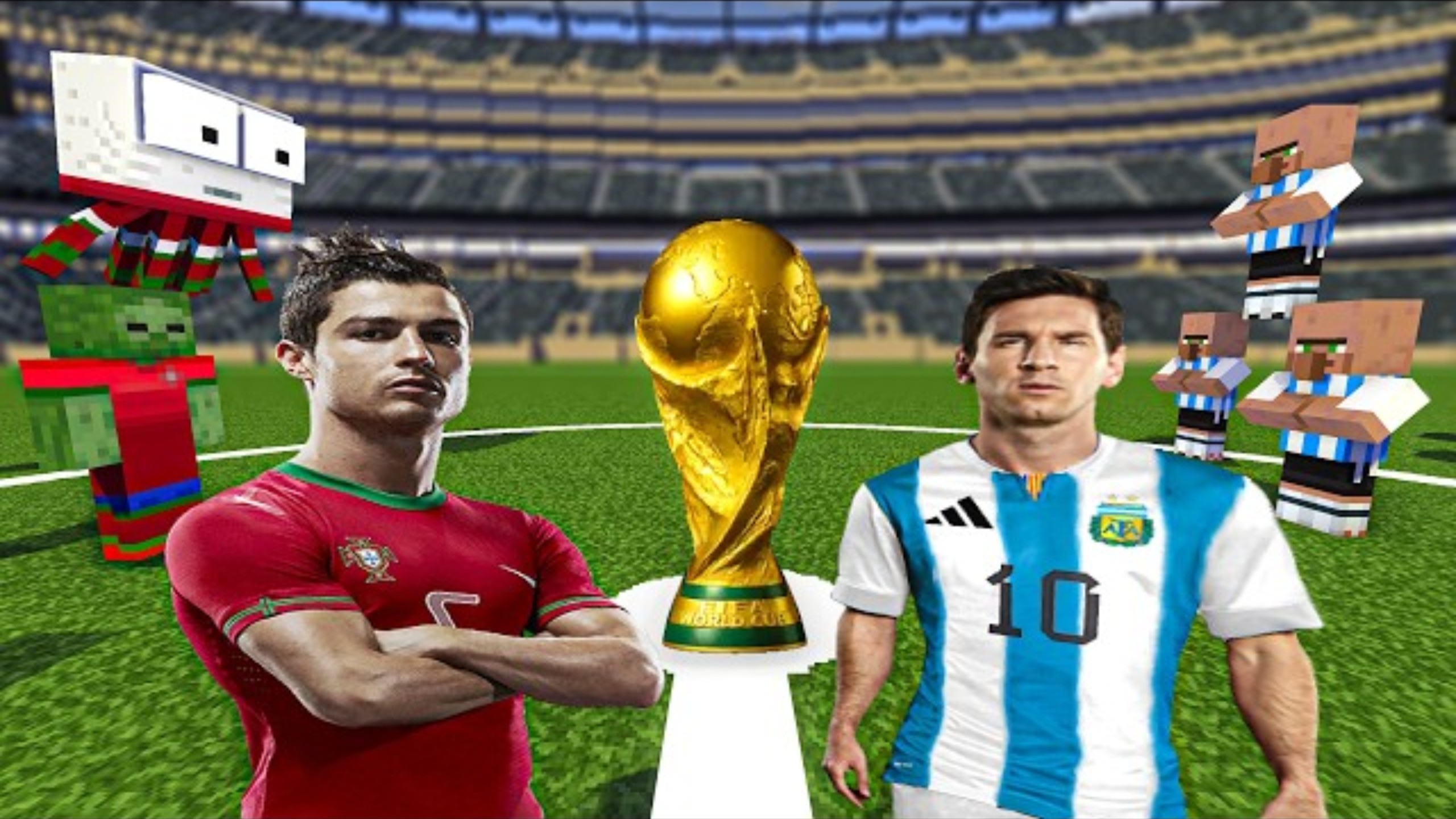 我的世界怪物学院-2026年世界杯：C罗VS梅西
