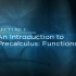 【TTC】微积分学前及三角学 Precalculus and Trigonometry 36集【英语】