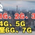 从2G到3G，再到4、5G，甚至6、7G
