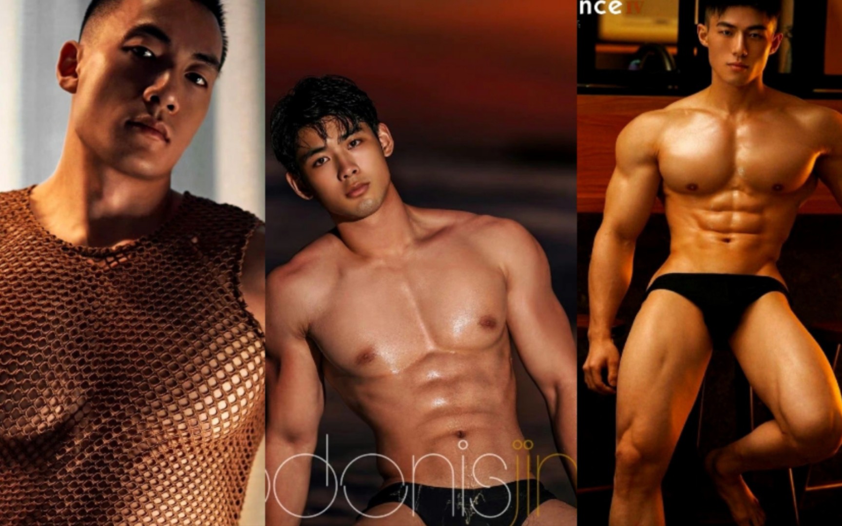 男体摄影师刘京拍摄的众多肌肉男模让你一次看个够，如果是一副牌，谁是大王和小王呢？