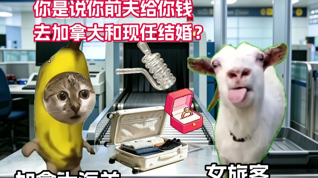 出国差点被海关误会