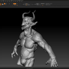 直播_类人体zbrush怪物雕刻_3。深化细致雕刻与设计