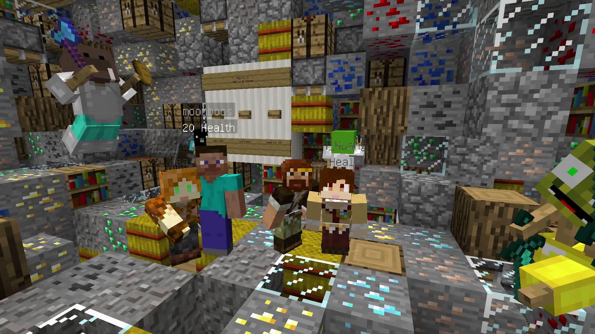 我的世界Minecraft《籽岷的1.10多人PVP小游戏 惊天矿工团 首战》