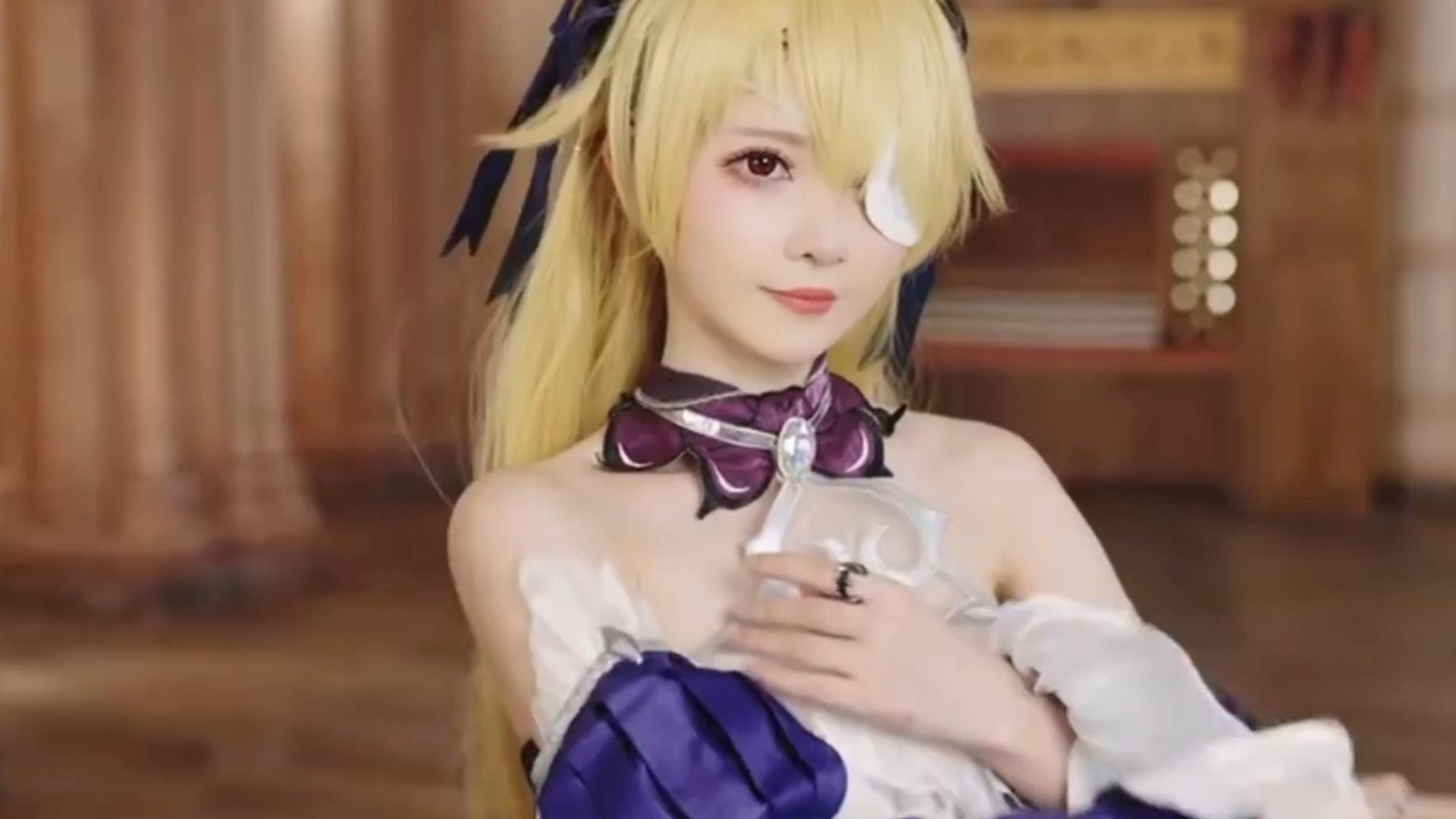 [QCos]Genshin Impact Amy Fischl Cosplay 原神小艾咪菲谢尔Cosplay (3)