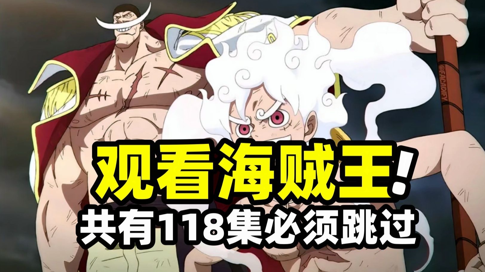 追海贼王必须跳过的集数！总共有97集动画原创，还有21集的回忆