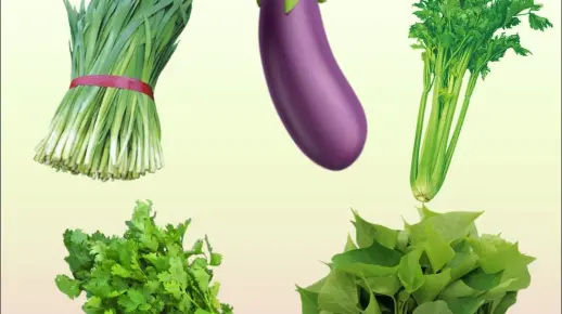 蔬菜英语单词韭菜茄子芹菜香菜空心菜英语单词