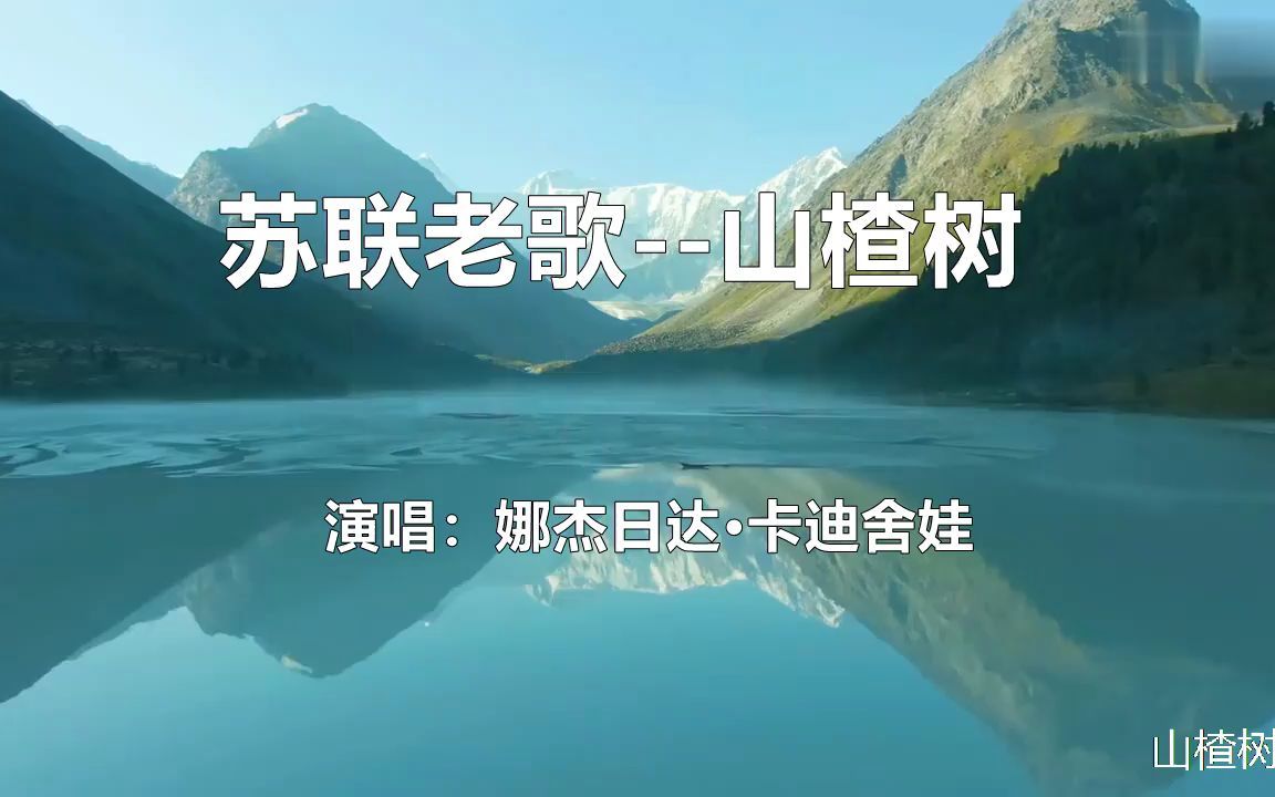 苏联歌曲-山楂树 娜杰日达·卡迪舍娃