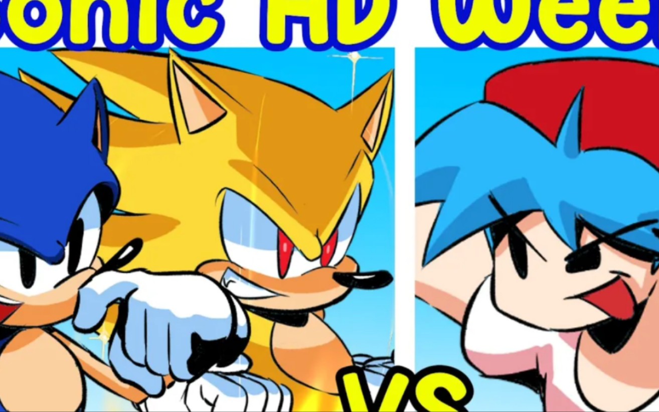 (HD官方更新新内容)Friday Night Funkin' VS Sonic HD FULL WEEK _ Cutscenes (FNF HD_Mod) (