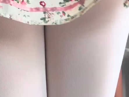 You can always trust white cotton pants.