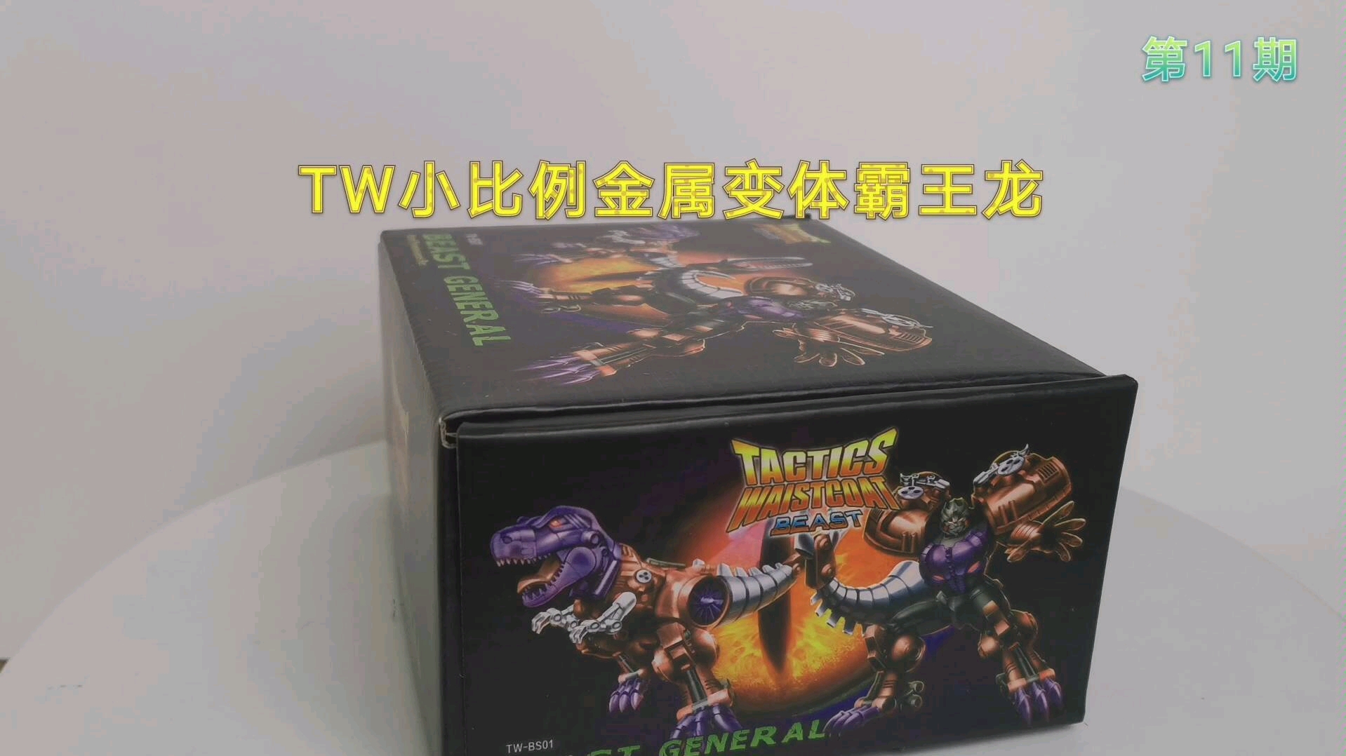 变形金刚超能勇士tw小比例金属变体霸王龙测评