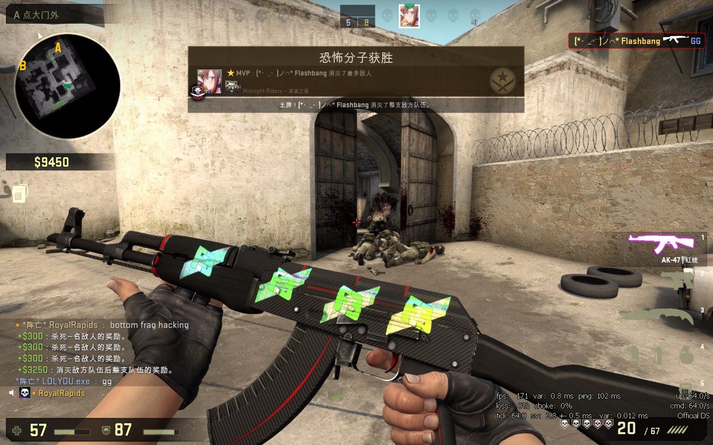 csgo 个人5杀合集