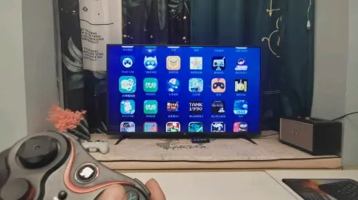 gr600pro 智能电视小鸡模拟器TV版 双人手柄设置演示