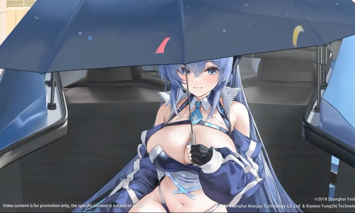 碧蓝航线 新泽西 花园 新L2D+皮肤 动态展示