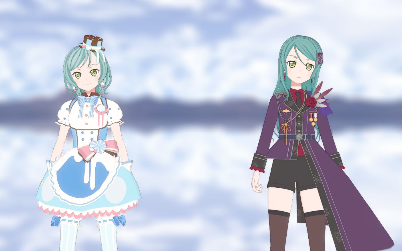 活动作品mmdbangdreamnotitle冰川双子