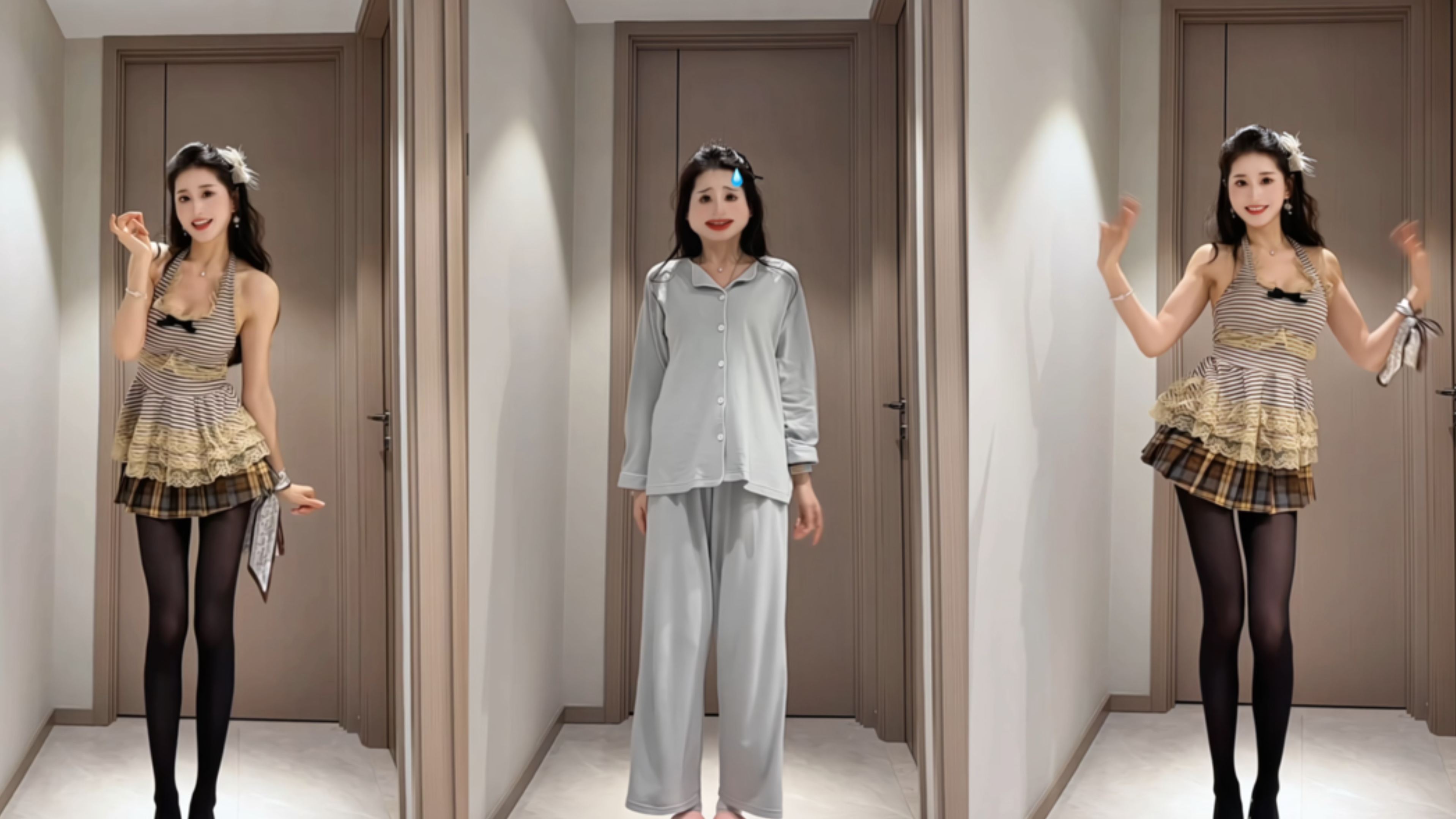 【腿腿】啊我被空气打了？