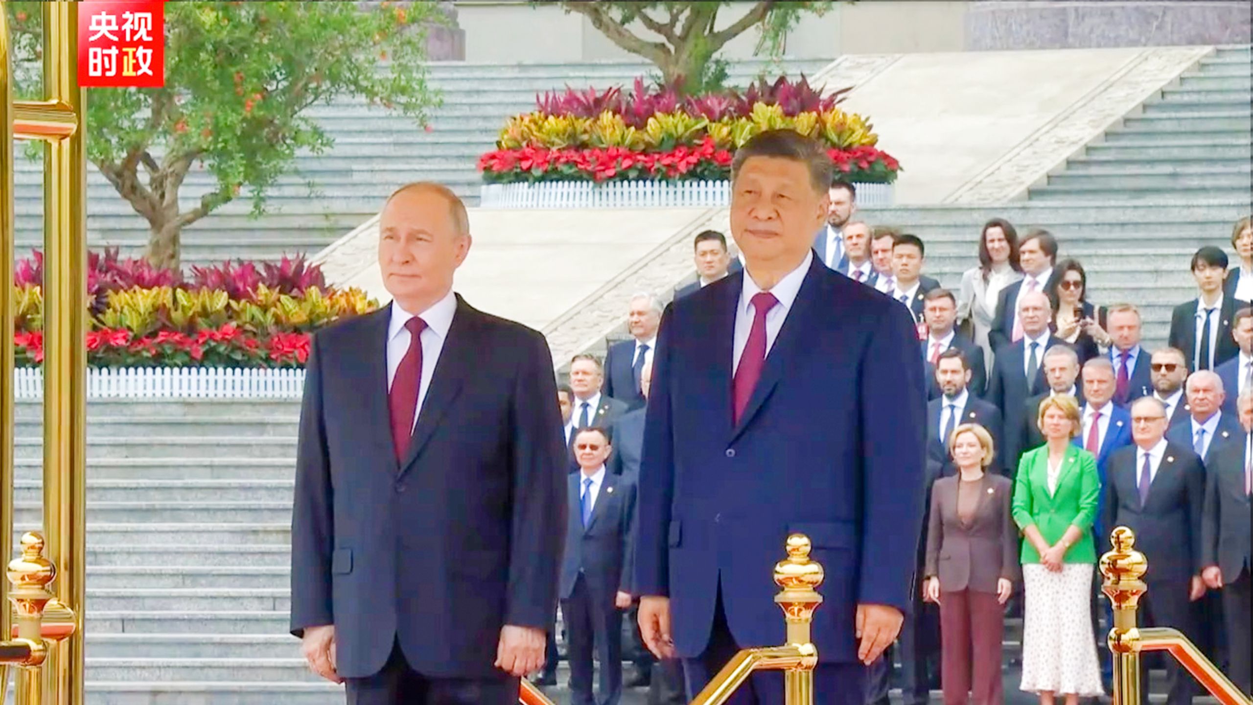 独家视频！习近平为俄罗斯总统普京举行欢迎仪式
