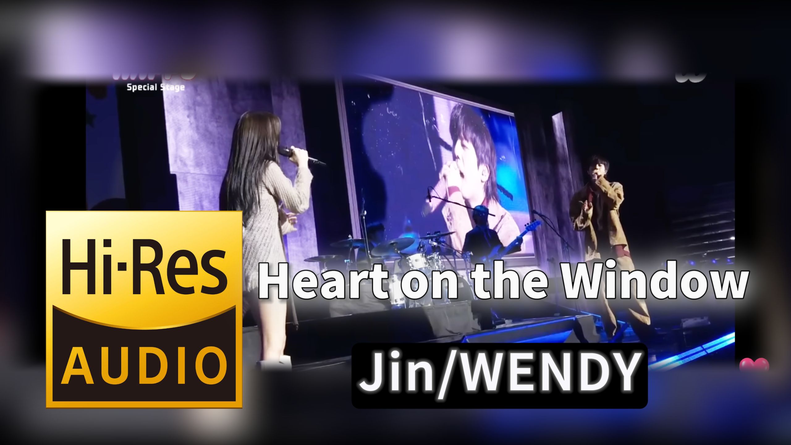 【𝐇𝐢-𝐑𝐞𝐬无损音质】｜《Heart on the Window》- Jin/WENDY -‘𝙈𝙑视听’