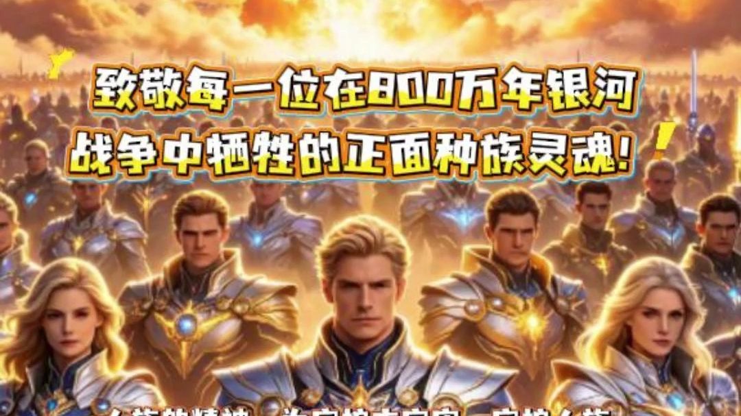 致敬每一位在银河战争中牺牲的正面种族灵魂！致敬英雄、永远铭记！