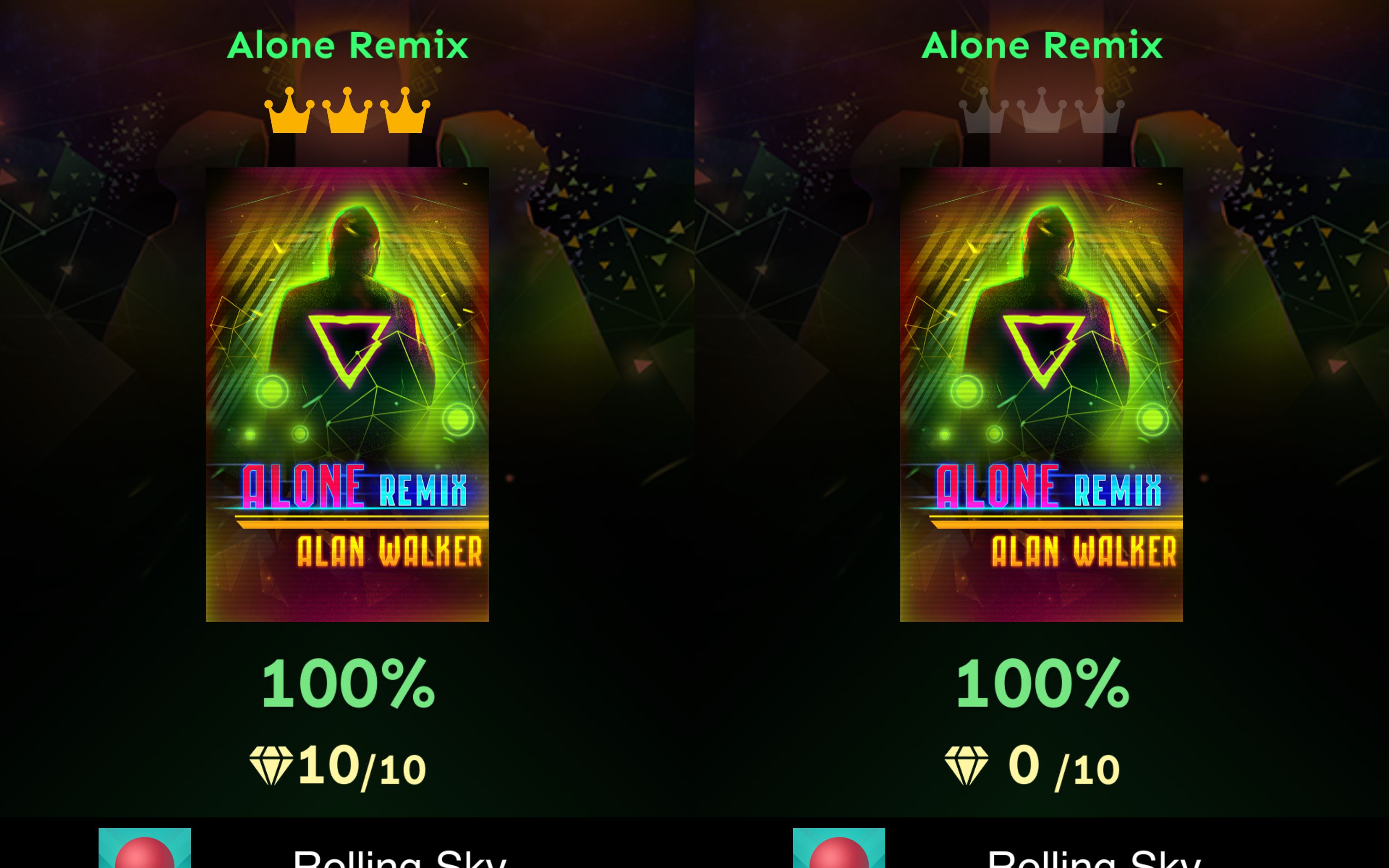 老陈游戏大神滚动的天空aloneremix