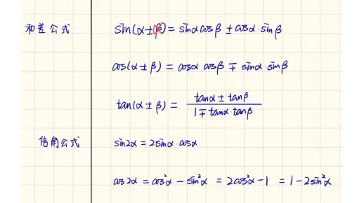 倍角公式