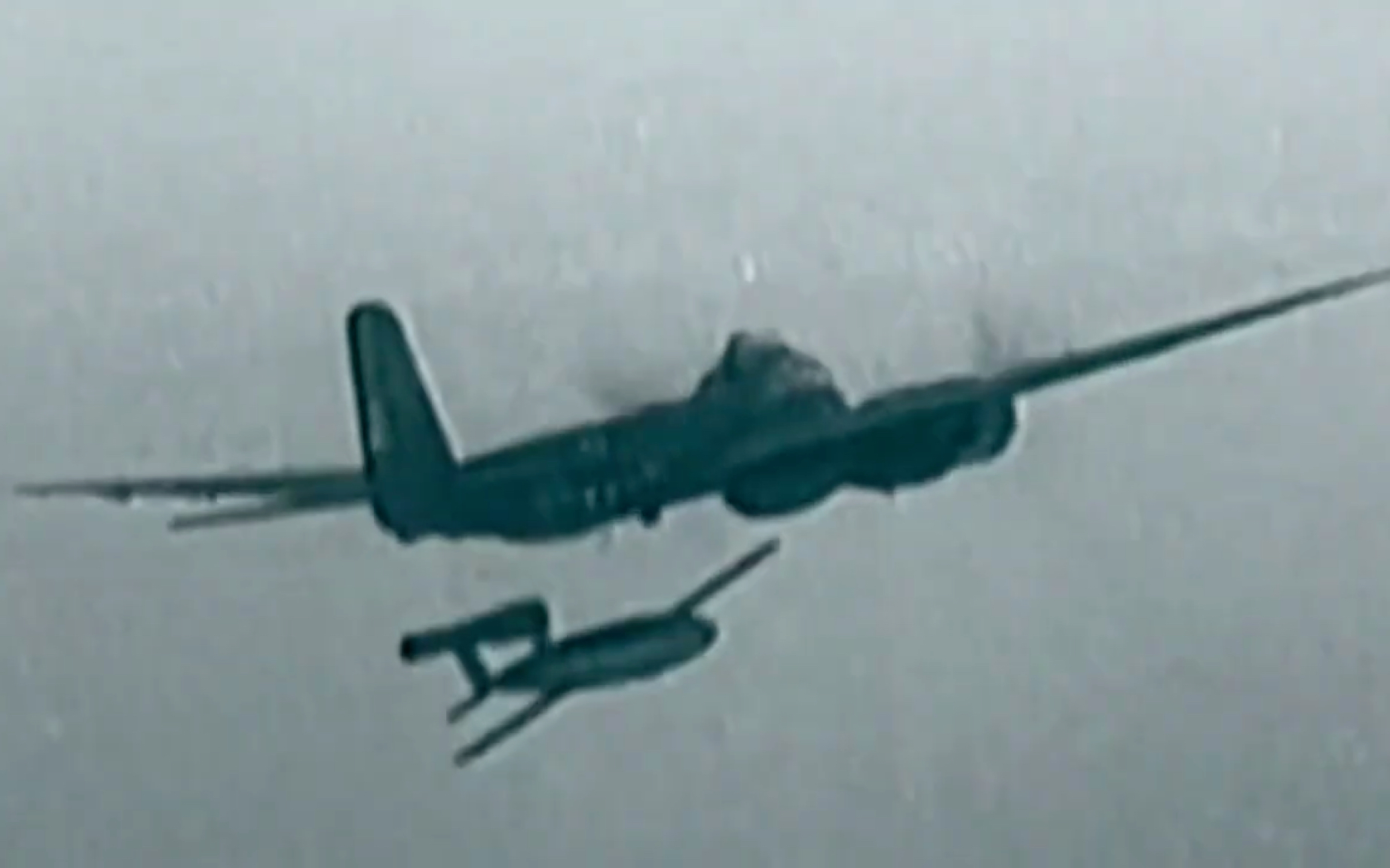Ju188空射V1导弹影像
