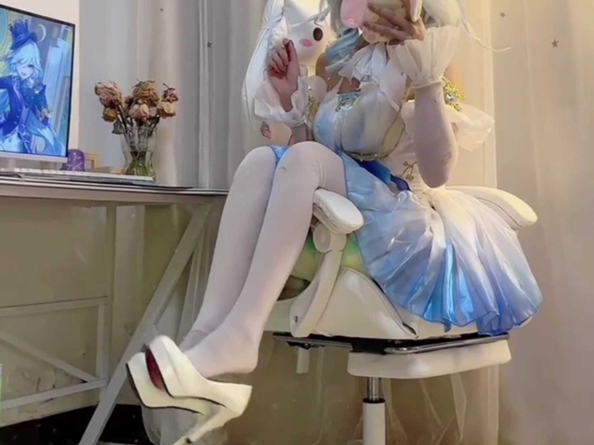 芙芙的鞋子怎么掉了