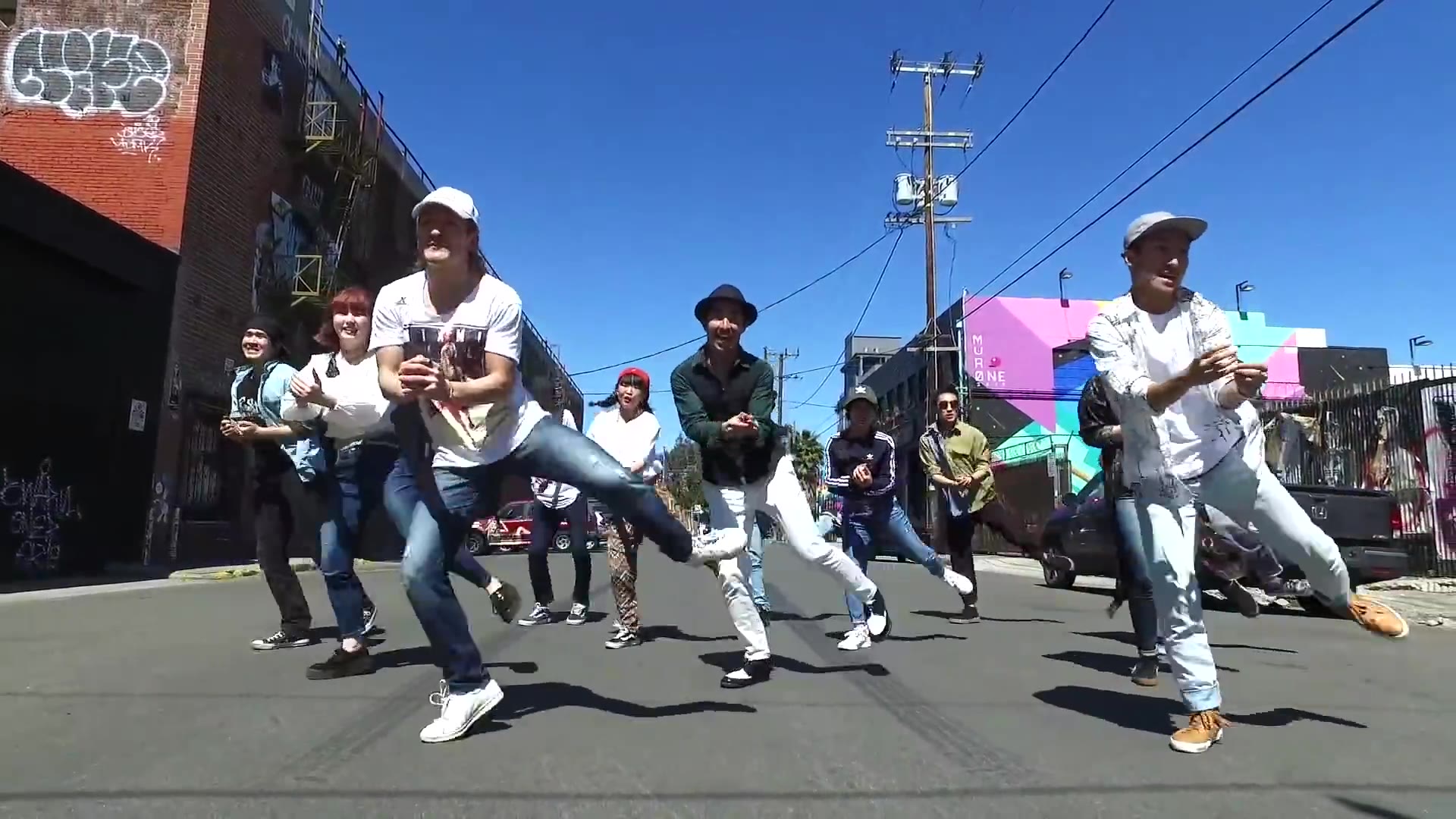 locking锁舞大神hiltybosch洛杉矶街头欢快locking