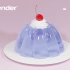 Blender初学者甜品果冻建模与渲染教程