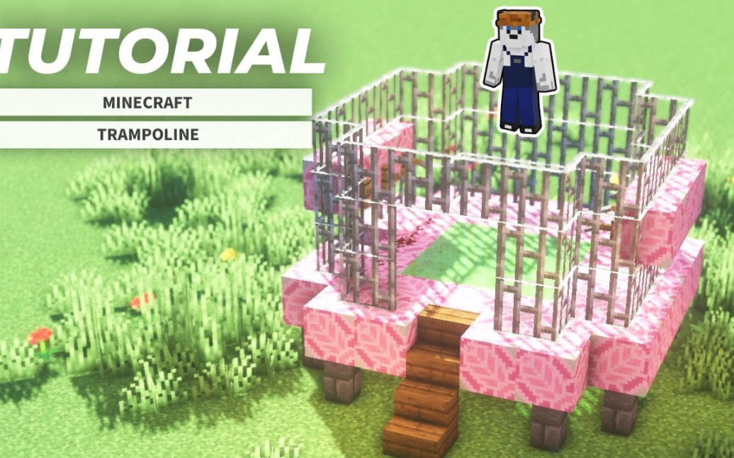 【Minecraft】蹦床的制作方法！
