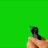 绿幕抠像第一视角开枪射击视频素材