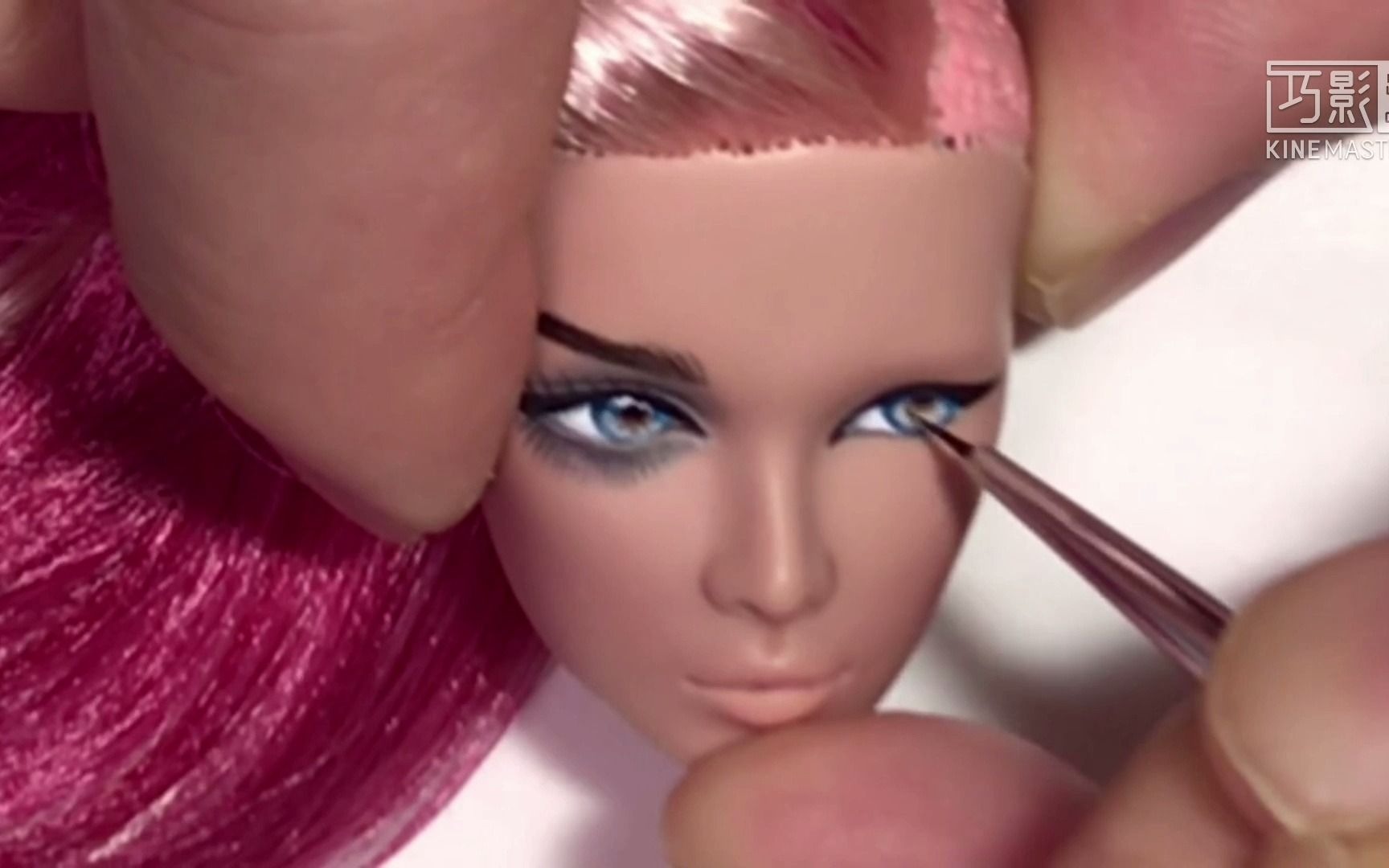 【转载】大神Peewee Parker改芭比娃娃系列 Repaint tutorial Fashion royalty Poppy parker Barbie哔哩哔哩bilibili