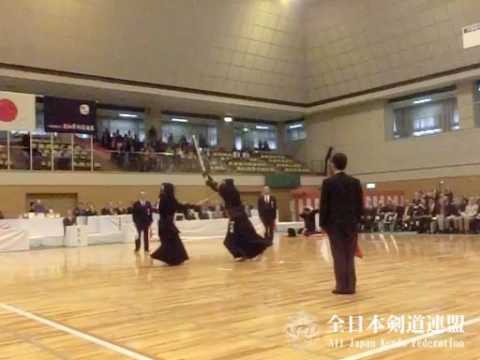 SlowMotion  SAKATA's M (vs INADOMI)  15th Japan 8dan KENDO Championship  Fir哔哩哔哩 (゜゜)つロ 干杯~bilibili