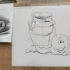 【静物素描】陶罐与苹果组合临摹（1）