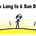 【分钟物理】太阳上的一天有多长？ @靛蓝字幕组
