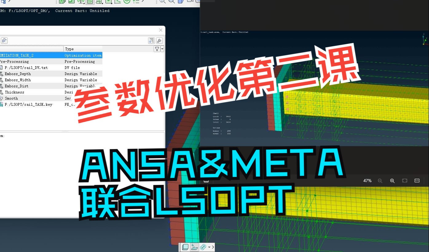 ANSA&META联合LSOPT参数优化教程第二课