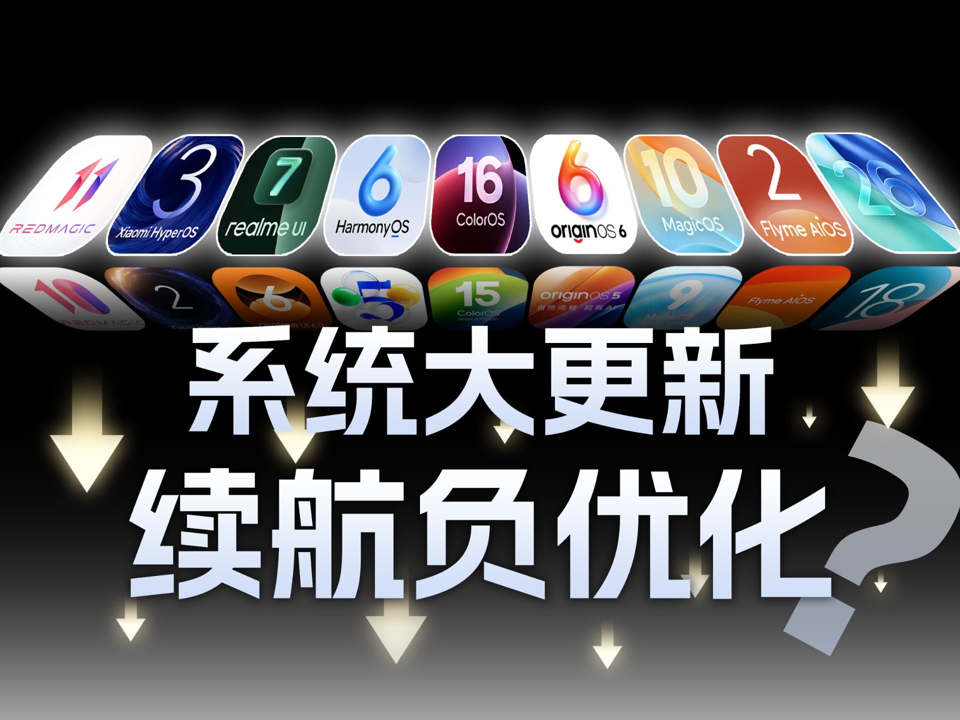 手机系统更新大版本续航负优化是真的吗？手机系统更新大版本千万别升级，续航负优化，厂商故意逼我们换新机，是真的吗？我们自费购买100多台零售机，通过续航实测告…