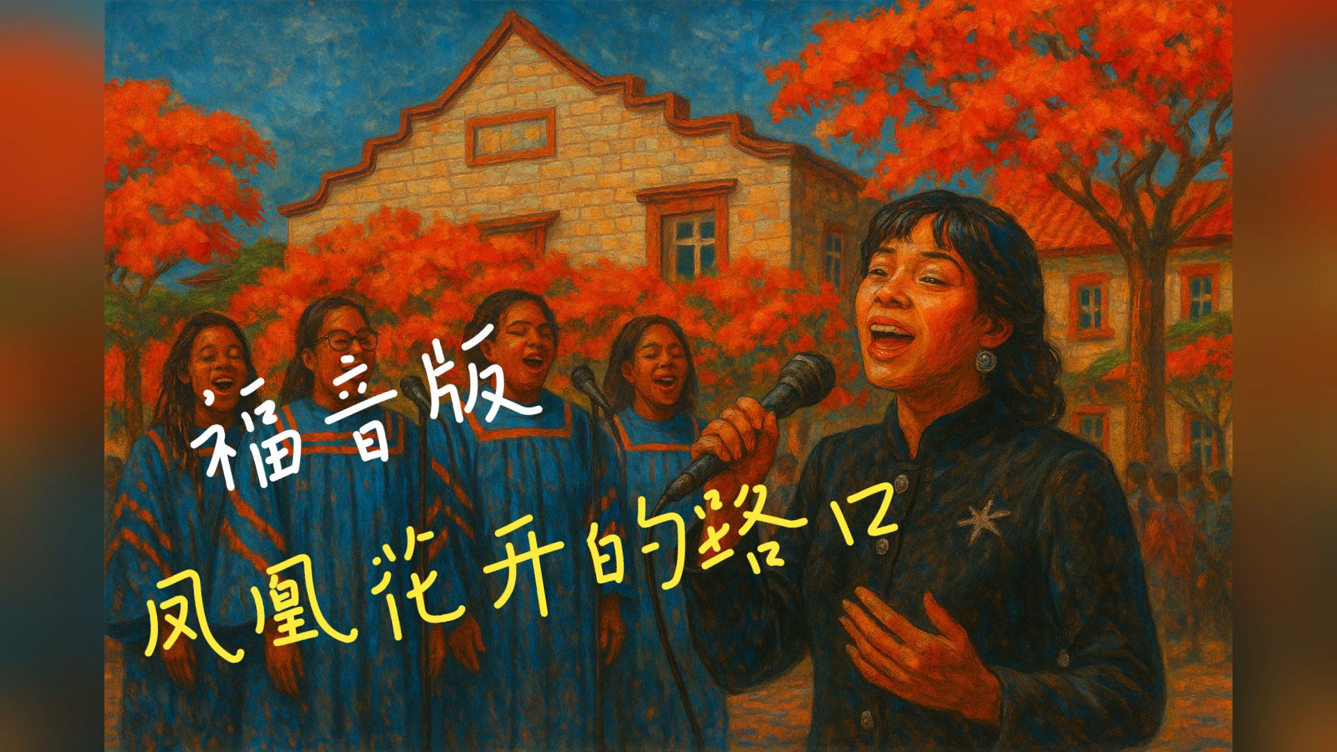 [SUNO V5] AI翻唱福音版《凤凰花开的路口》灵魂唱腔引爆毕业季