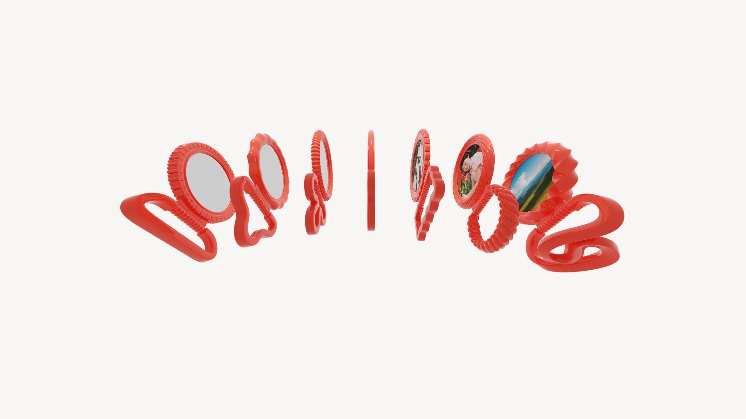 假如把奶奶的镜子做成苹果风格